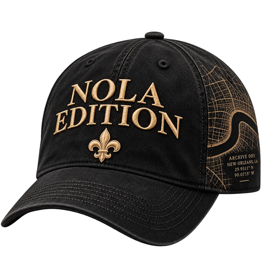 NOLA EDITION embroidered Archive cap