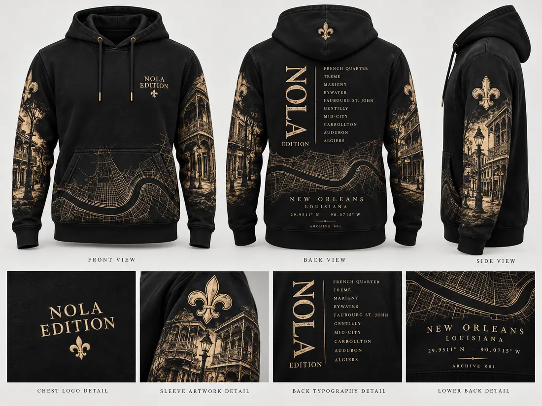 NOLA EDITION Archive hoodie