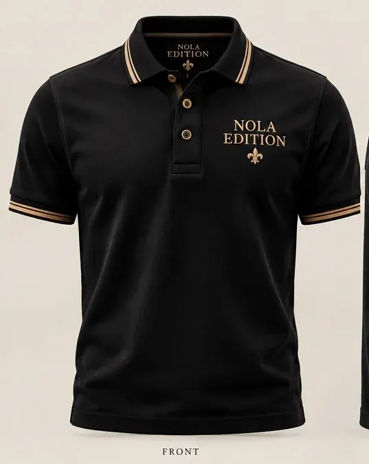 NOLA EDITION embroidered polo